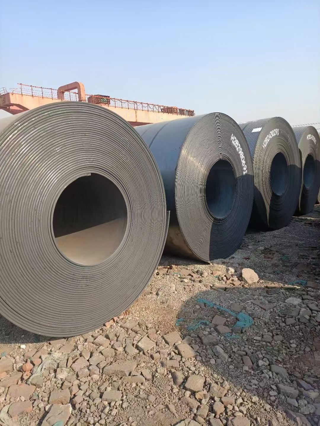 Hot-rolled coil close-up