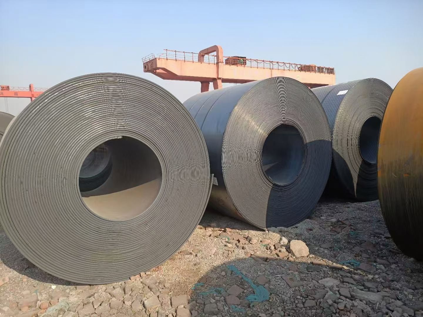 Coil stock, close view